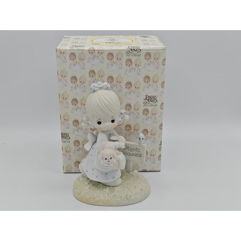 Precious Moments July 1988 Enesco Figurine Samuel Butcher 110051‎ Vintage